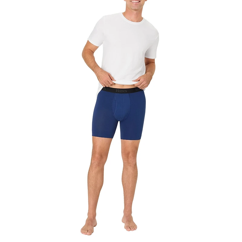 Hanes® Ultimate Men's Underwear 3-Pack Comfort Flex Fit® Boxer Briefs with Total Support Pouch™ Ufsbq3
