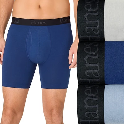 Hanes® Ultimate Men's Underwear 3-Pack Comfort Flex Fit® Boxer Briefs with Total Support Pouch™ Ufsbq3