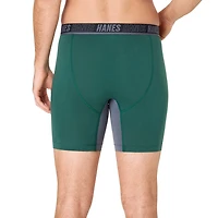 Hanes® Ultimate Men's Underwear 3-Pack Moves X-TEMP® Cotton Stretch Boxer Briefs Um5bb3