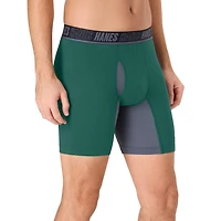 Hanes® Ultimate Men's Underwear 3-Pack Moves X-TEMP® Cotton Stretch Boxer Briefs Um5bb3