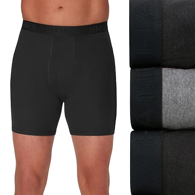 Hanes® Ultimate Big & Tall Men’s Underwear 3-Pack ComfortSoft® Boxer Briefs 7703b3
