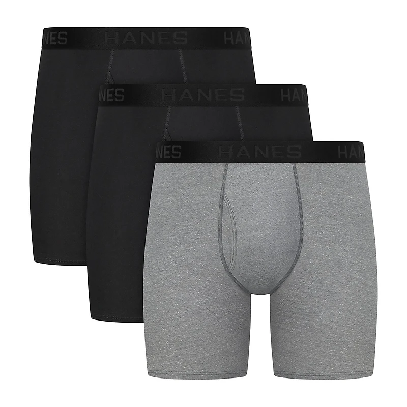 Hanes® Ultimate Big & Tall Men’s Underwear 3-Pack ComfortSoft® Boxer Briefs 7703b3