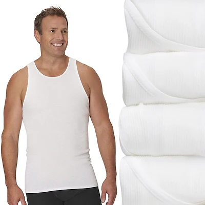 Hanes® Men's Big & Tall Ultimate 4-Pack ComfortSoft® Tank Top Undershirts