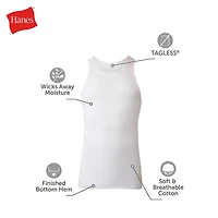 Hanes® Men's Big & Tall Ultimate 4-Pack ComfortSoft® Tank Top Undershirts