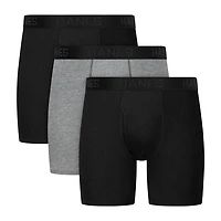 Hanes® Ultimate Men’s Underwear 3-Pack ComfortBlend® Boxer Briefs Underwear, Moisture-Wicking Ubbbb3