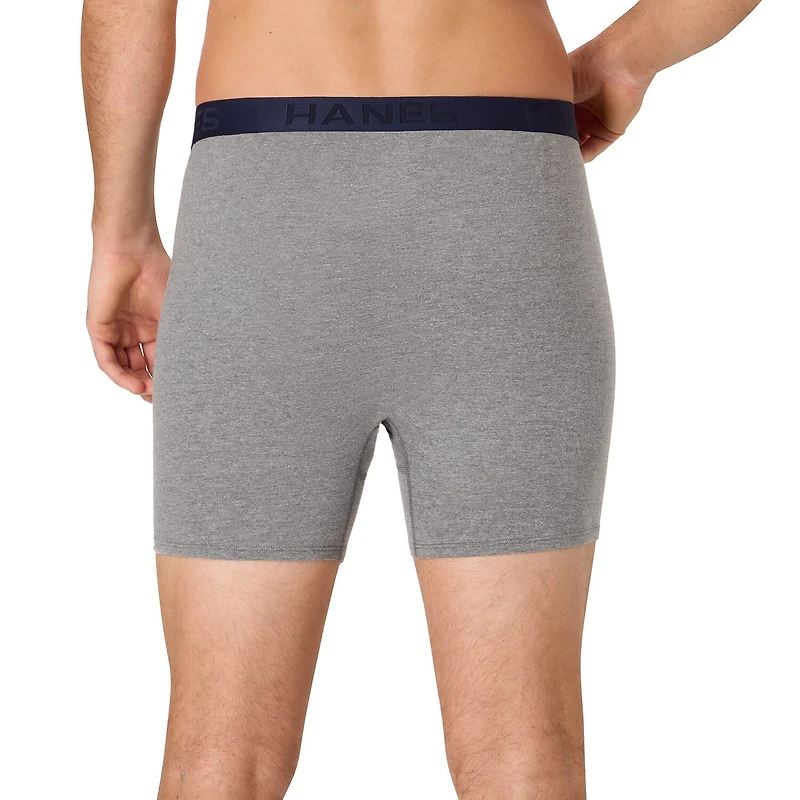 Hanes® Ultimate Men’s Underwear 3-Pack ComfortBlend® Boxer Briefs Underwear, Moisture-Wicking Ubbbb3