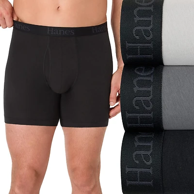 Hanes® Ultimate Big & Tall Men’s Underwear 3-Pack Comfort Flex Fit® Boxer Briefs with Total Support Pouch™ Ufsxy3