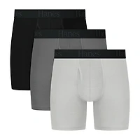 Hanes® Ultimate Big & Tall Men’s Underwear 3-Pack Comfort Flex Fit® Boxer Briefs with Total Support Pouch™ Ufsxy3