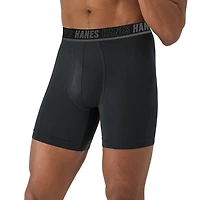 Hanes® Men's Ultimate 3-Pack Moves X-TEMP® Performance Regular Leg Boxer Briefs Underwear with Total Support Pouch™ Umsbh3