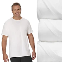 Hanes® Men's Big & Tall Ultimate 3-Pack ComfortSoft® Crewneck T-Shirts Undershirts 787BM3
