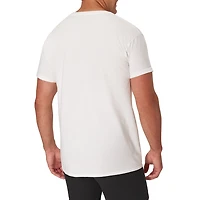 Hanes Mens 3 Pack Short Sleeve Crew Neck MOISTURE_WICKING T-Shirt Big and Tall