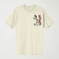 Novelty Mens Crew Neck Short Sleeve Relaxed Fit Looney Tunes Graphic T-Shirt