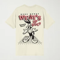 Novelty Mens Crew Neck Short Sleeve Relaxed Fit Looney Tunes Graphic T-Shirt