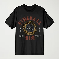 Novelty Mens Crew Neck Short Sleeve Relaxed Fit Stranger Things Graphic T-Shirt