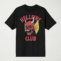 Novelty Mens Crew Neck Short Sleeve Relaxed Fit Stranger Things Graphic T-Shirt
