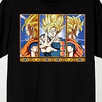 Novelty Mens Crew Neck Short Sleeve Relaxed Fit Dragon Ball Z Graphic T-Shirt