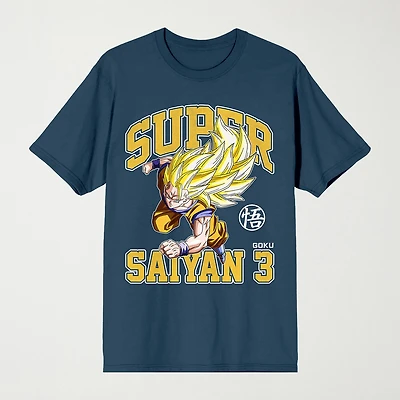 Novelty Mens Crew Neck Short Sleeve Relaxed Fit Dragon Ball Z Graphic T-Shirt