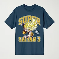 Novelty Mens Crew Neck Short Sleeve Relaxed Fit Dragon Ball Z Graphic T-Shirt