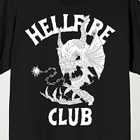 Novelty Mens Crew Neck Short Sleeve Relaxed Fit Stranger Things Graphic T-Shirt