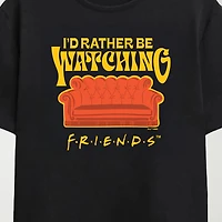 Novelty Mens Crew Neck Short Sleeve Relaxed Fit Friends Graphic T-Shirt