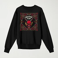 Novelty Mens Crew Neck Long Sleeve Stranger Things Sweatshirt