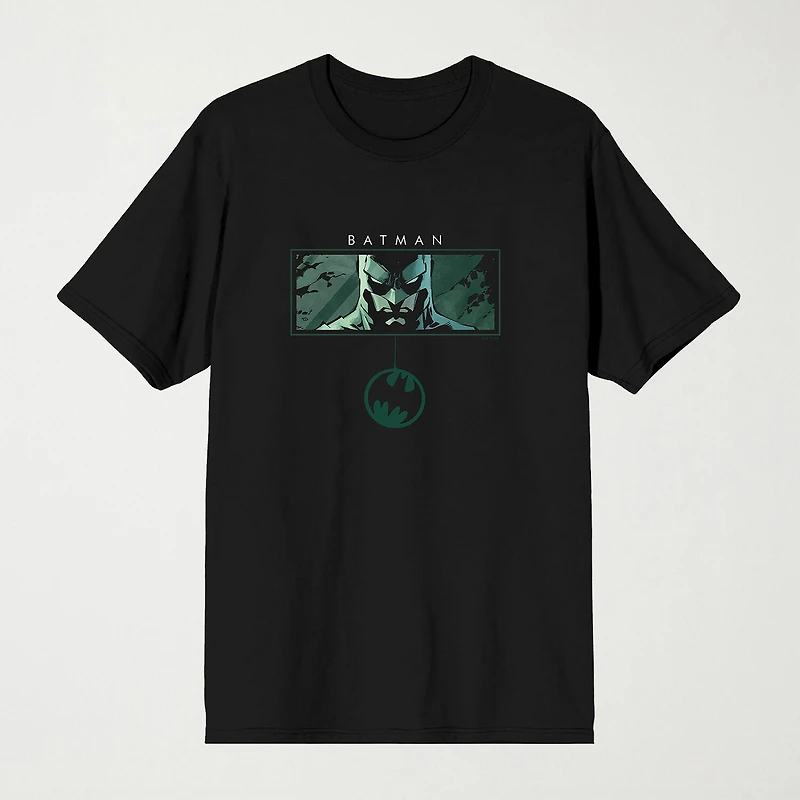 Novelty Mens Crew Neck Short Sleeve Relaxed Fit Batman Graphic T-Shirt
