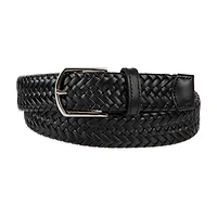 Haggar Leather 35mm Lace Mens Belt