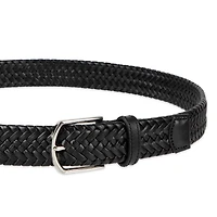 Haggar Leather 35mm Lace Mens Belt