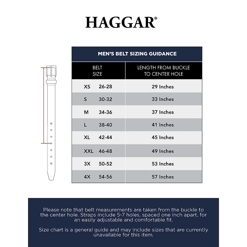 Haggar Reversible 32mm Mens Belt