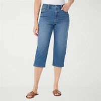 Gloria Vanderbilt Amanda Womens High Rise Capri Jean