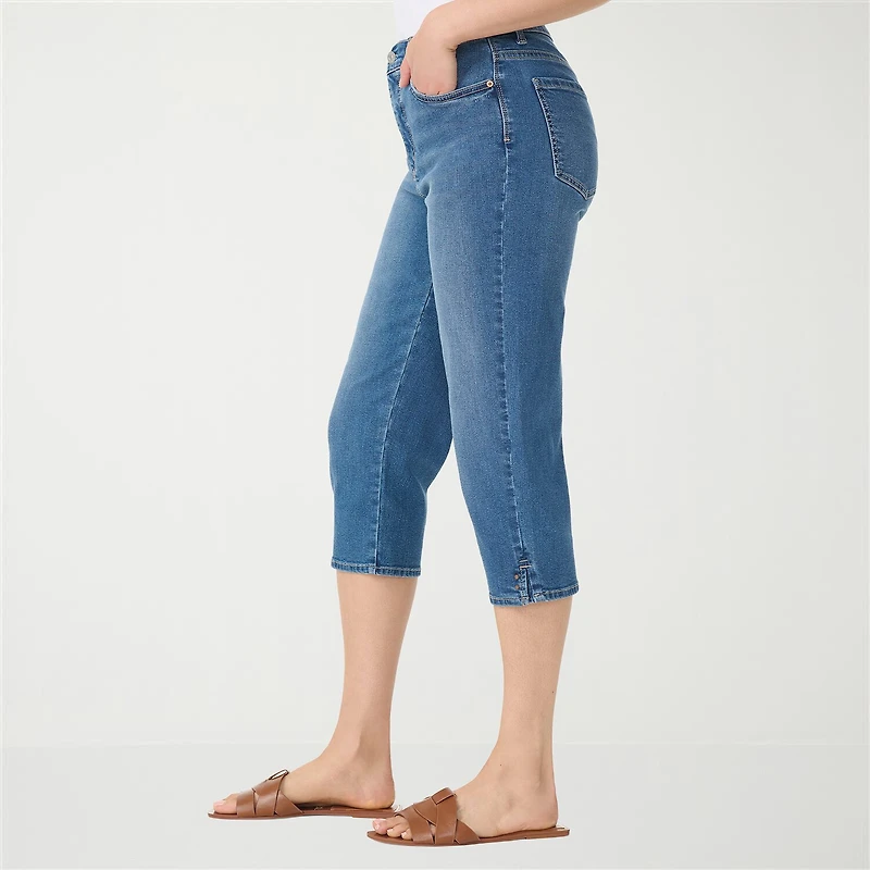 Gloria Vanderbilt Amanda Womens High Rise Capri Jean