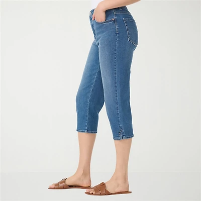 Gloria Vanderbilt Amanda Womens High Rise Capri Jean