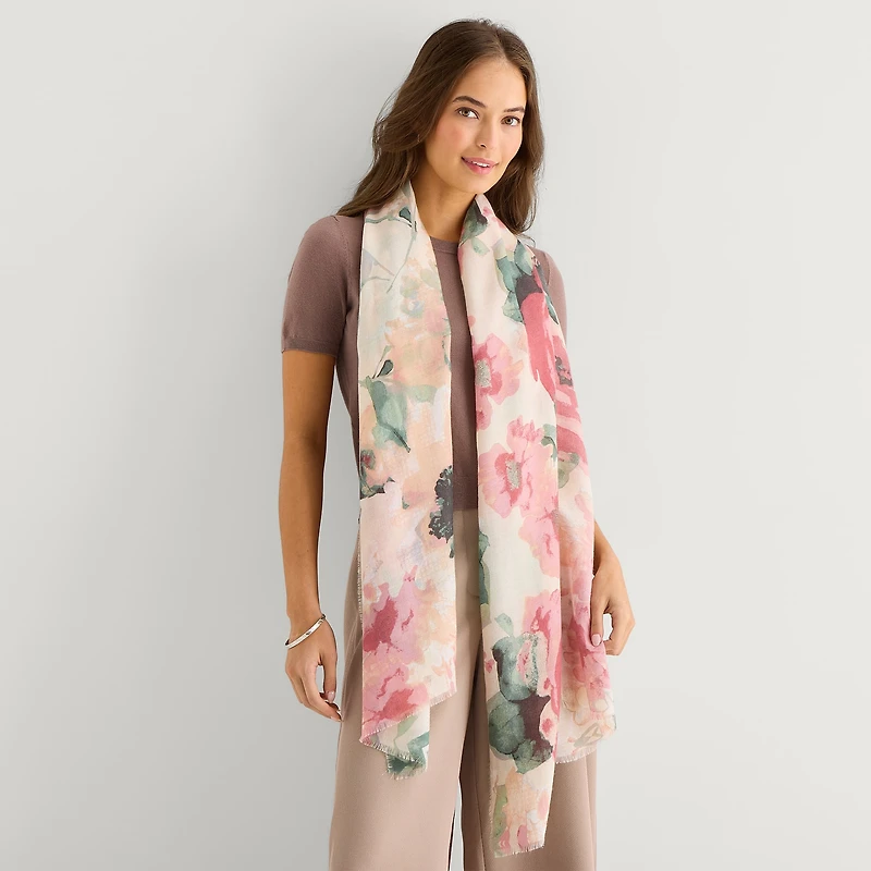 Collection Xiix Water Color Oblong Scarf