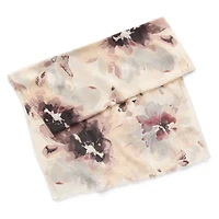 Collection Xiix Inky Floral Floral Oblong Scarf