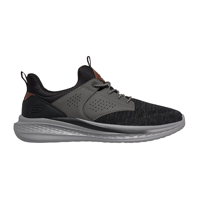 Skechers Relaxed Fit Slade Breyer Mens Round Closed Toe Slip-On Shoe Extra Wide Width