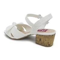 Pop Little & Big Kid Girls Dinara Heeled Sandals