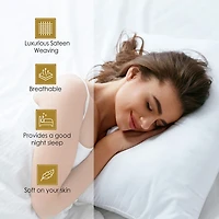 SUPERIOR® Egyptian Cotton Premium Soft 530tc Deep Pocket Sheet Set