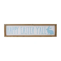 Northlight 26" Wooden Framed Happy Eastery'All Wall Sign
