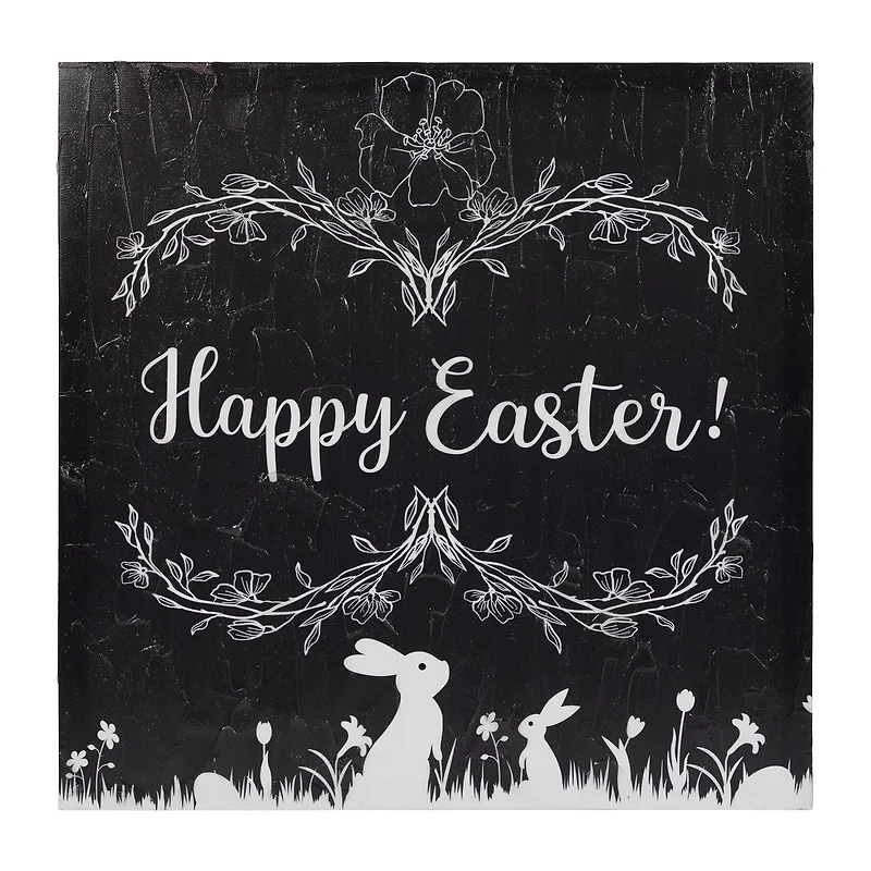 Northlight 18" Happy Bunnies Canvas Art