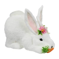 Northlight 9" Rabbit With Carrot Easter Figurine