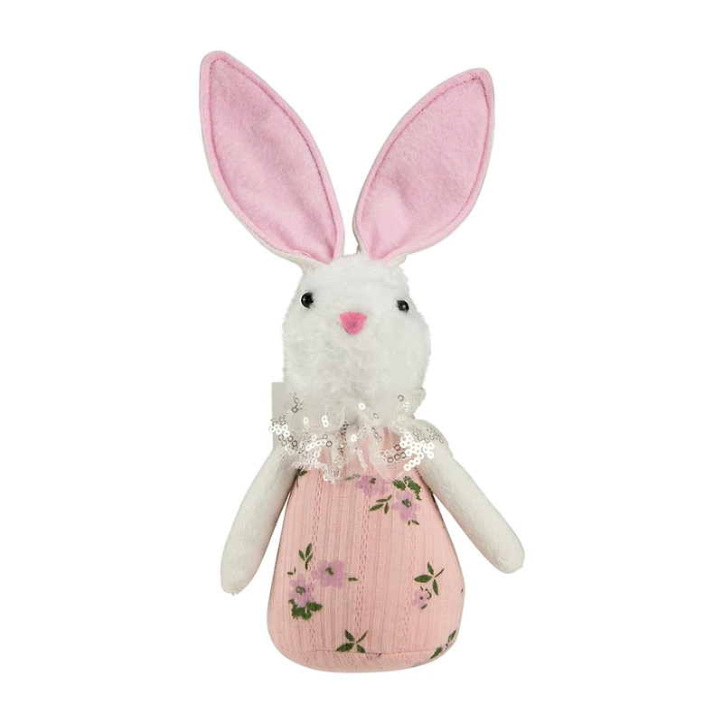 Northlight 11" Spring Floral Bunny Easter Figurine