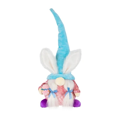 Northlight 18" Gnome Girl With Bunny Ears Easter Gnome