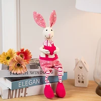 Northlight 17" Boy Sitting Rabbit With Dangling Legs Easter Tabletop Decor