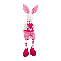 Northlight 17" Boy Sitting Rabbit With Dangling Legs Easter Tabletop Decor