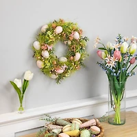 Northlight 13" Easter Eggs With Butterflies Artificial Wreath