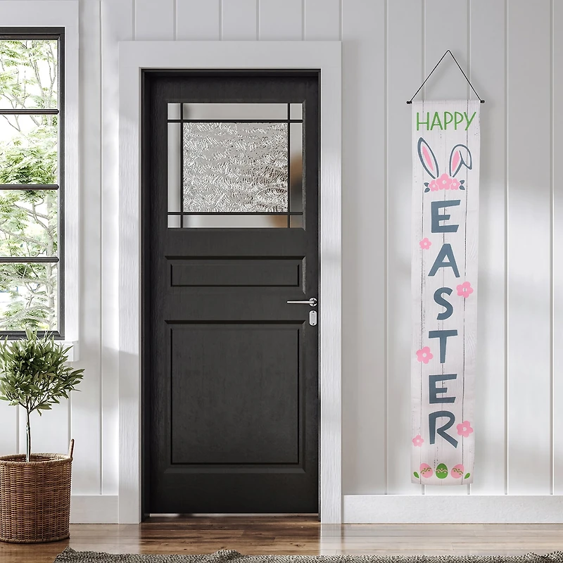 Northlight 71" Welcome And Happy Outdoor Banner
