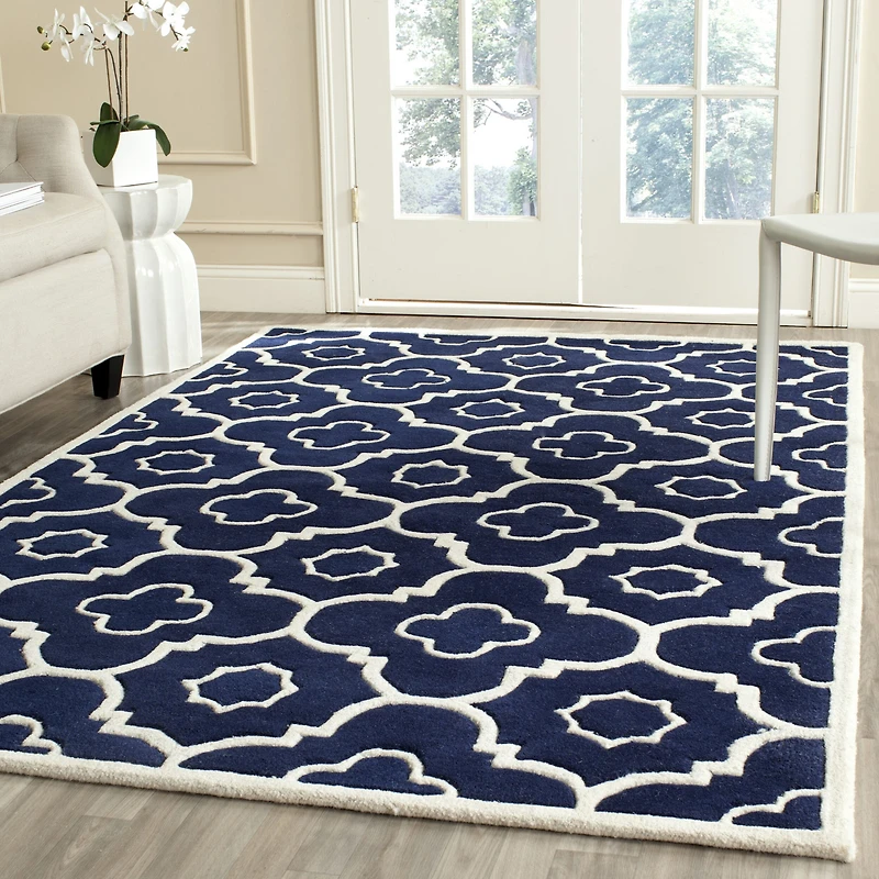 Safavieh Grigor Geometric Hand Tufted Wool Rug