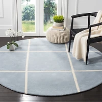 Safavieh Jayma Geometric Hand Tufted Wool Indoor Round Rug
