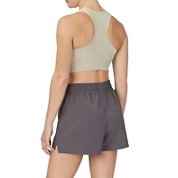 FILA Speed Up Crop Womens Crew Neck Sleeveless Active Tank Top