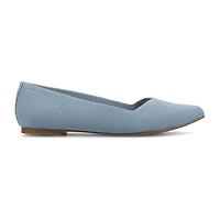 Journee Collection Minnah Womens Pointed Closed Toe Slip-On Shoe